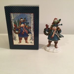 Ned Young  Snowman Figurine